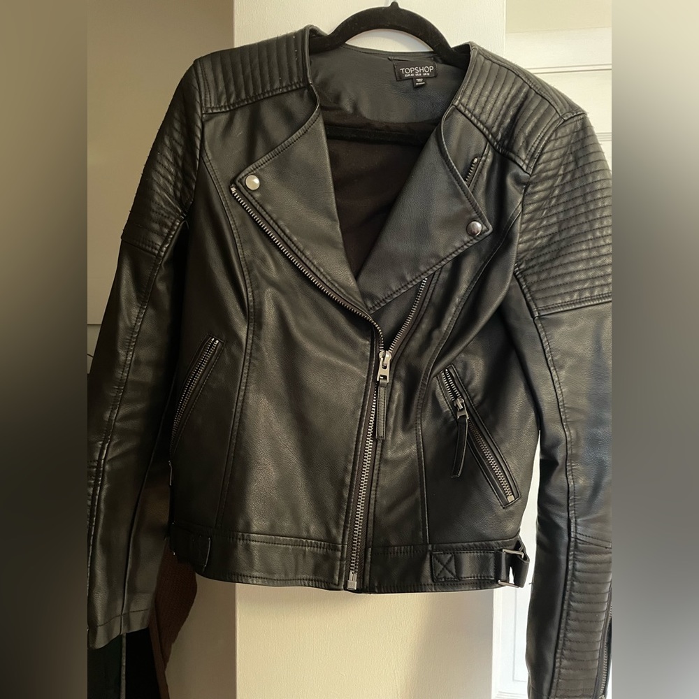TOPSHOP leather jacket